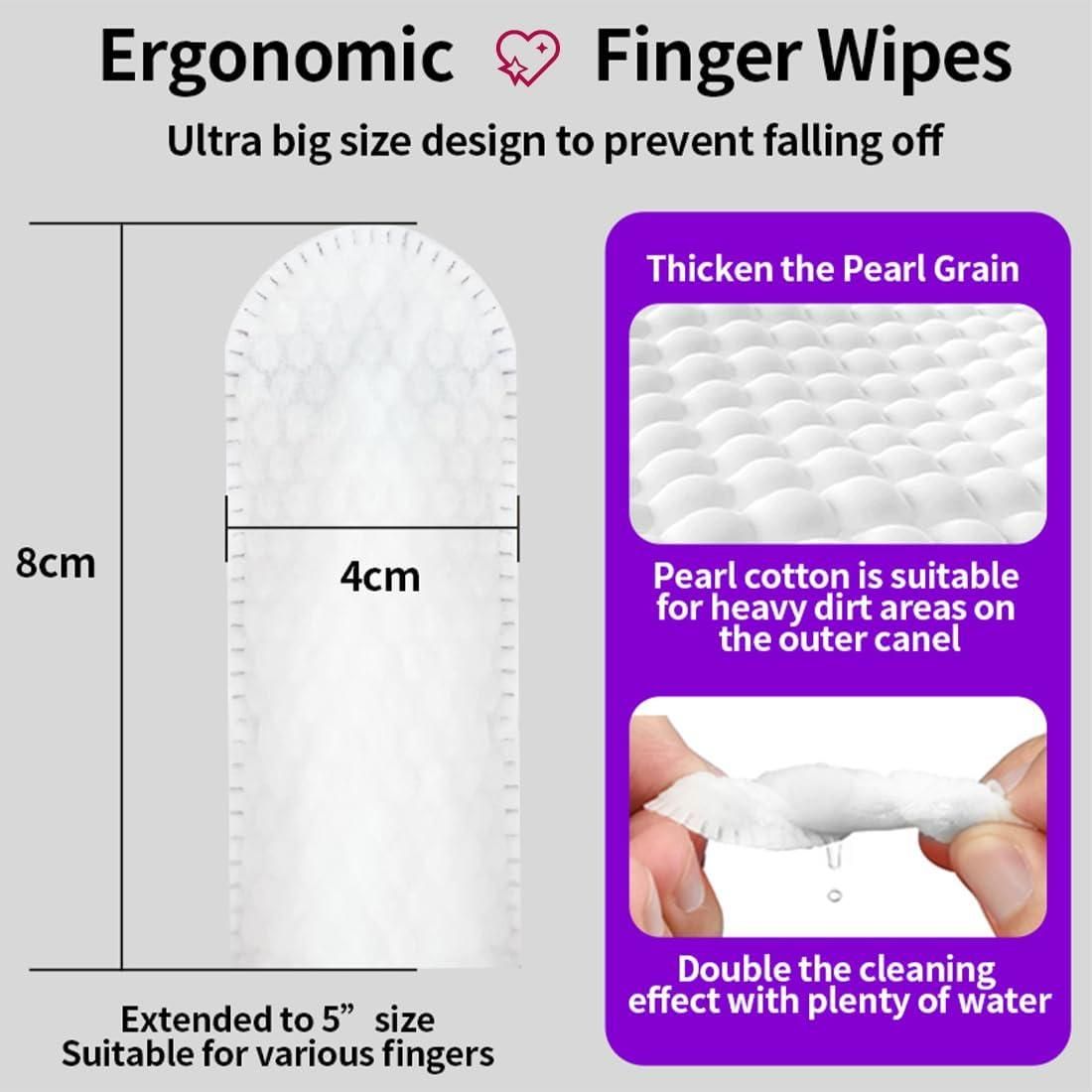 Disposable Dental Finger Wipes For Pets(50 Wipes)