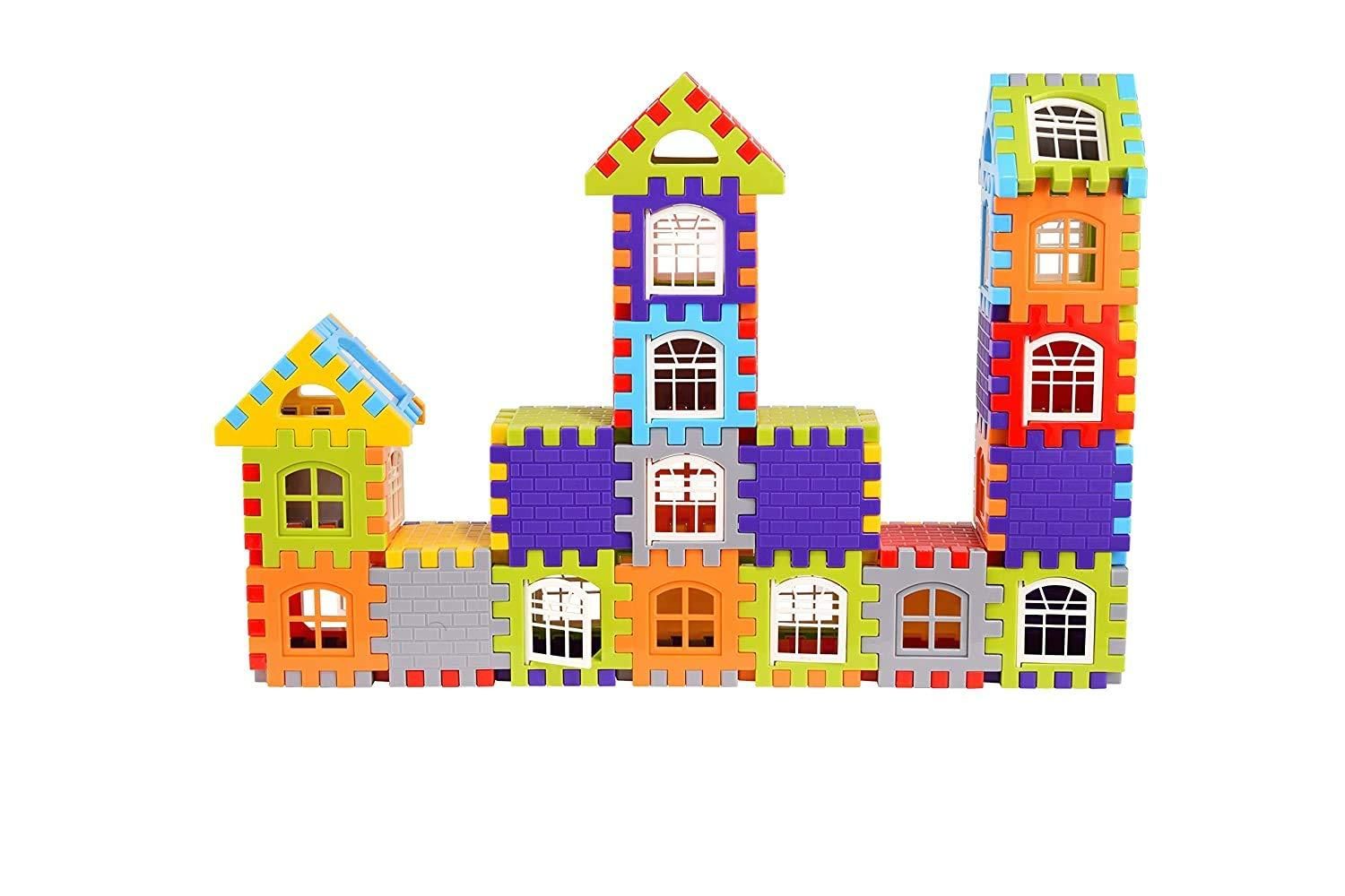 50-Piece Colorful Building Blocks Set for Toddlers